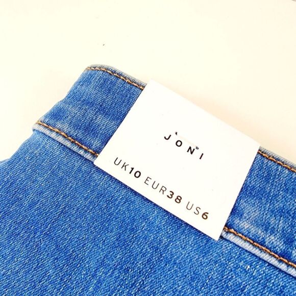 TOPSHOP Super High Waisted Joni Stretch Short Size 6P NWT - Picture 7 of 7